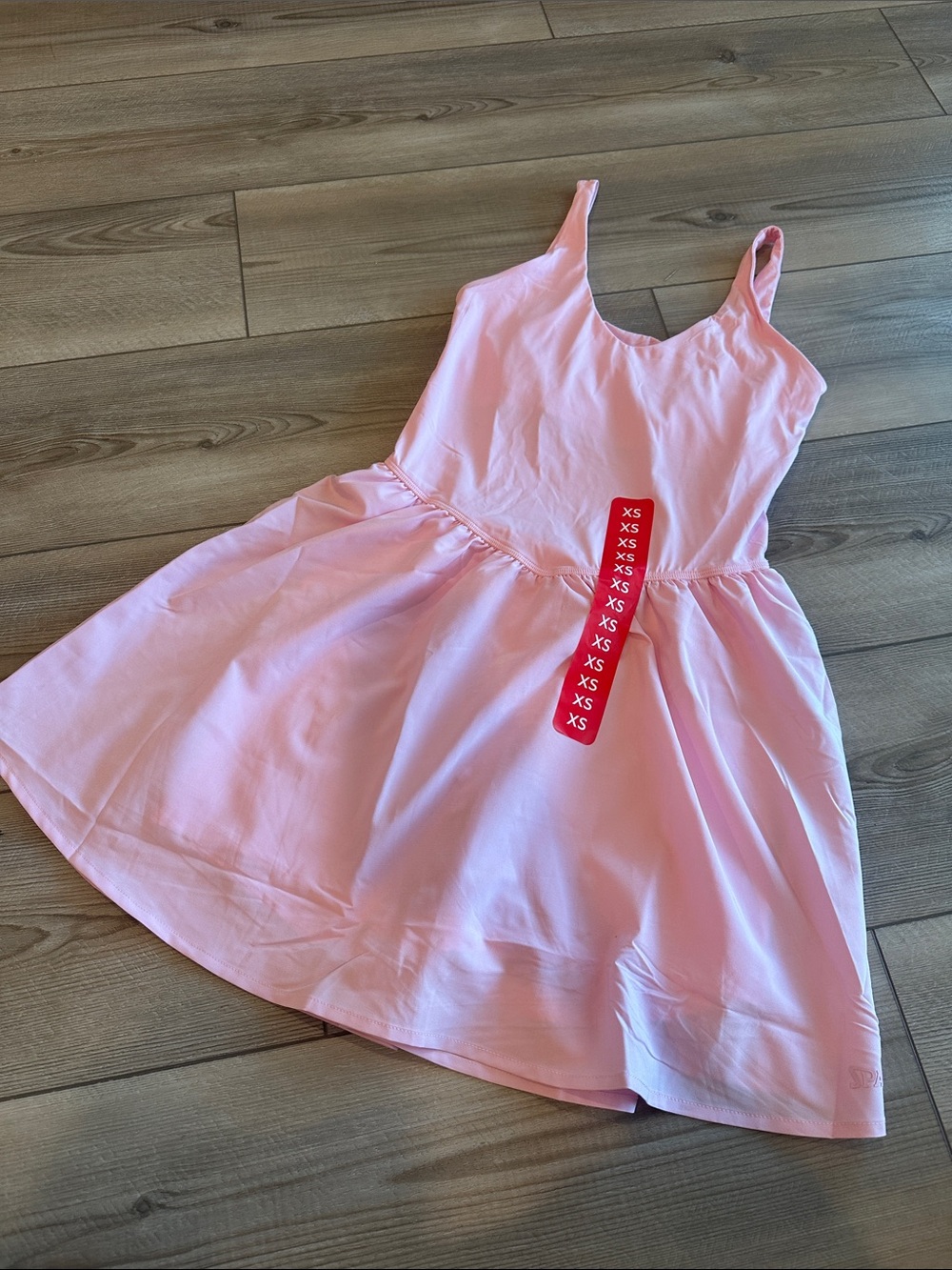 Spalding Pink Sleeveless Fit-and-Flare Dress